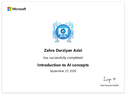 Microsoft AI Certificate