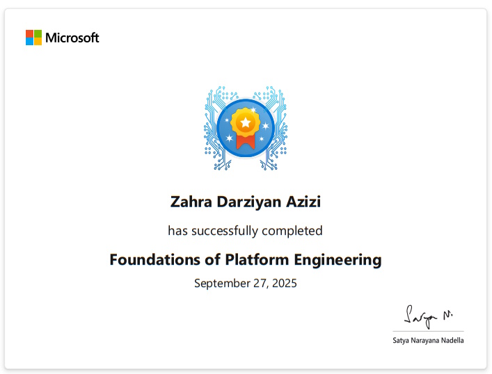 Microsoft Platform Engineering Certificate